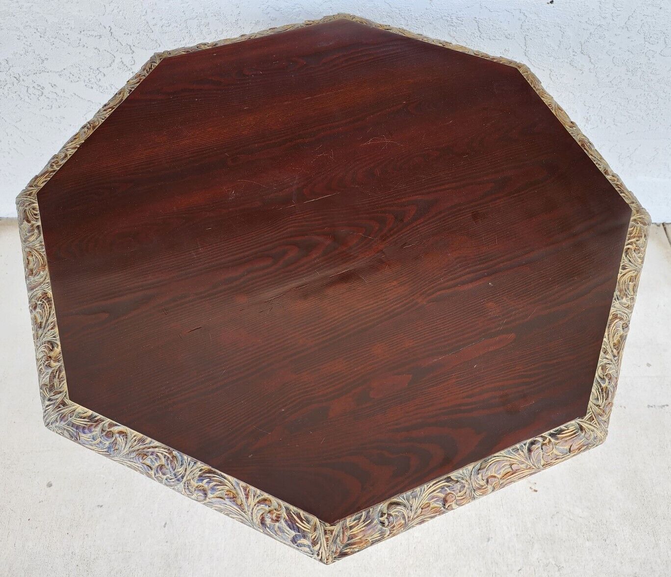 Antique French Table Louis XIII Octagonal Barley Twist 1800s