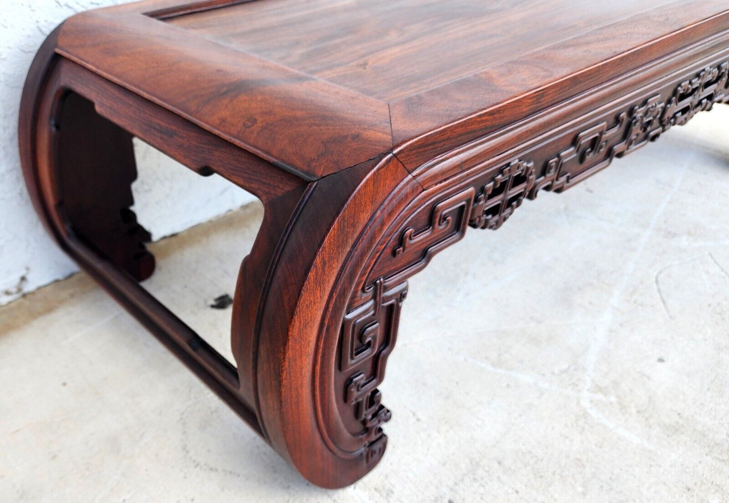 Antique Opium Coffee Table Rosewood Asian Chinoiserie