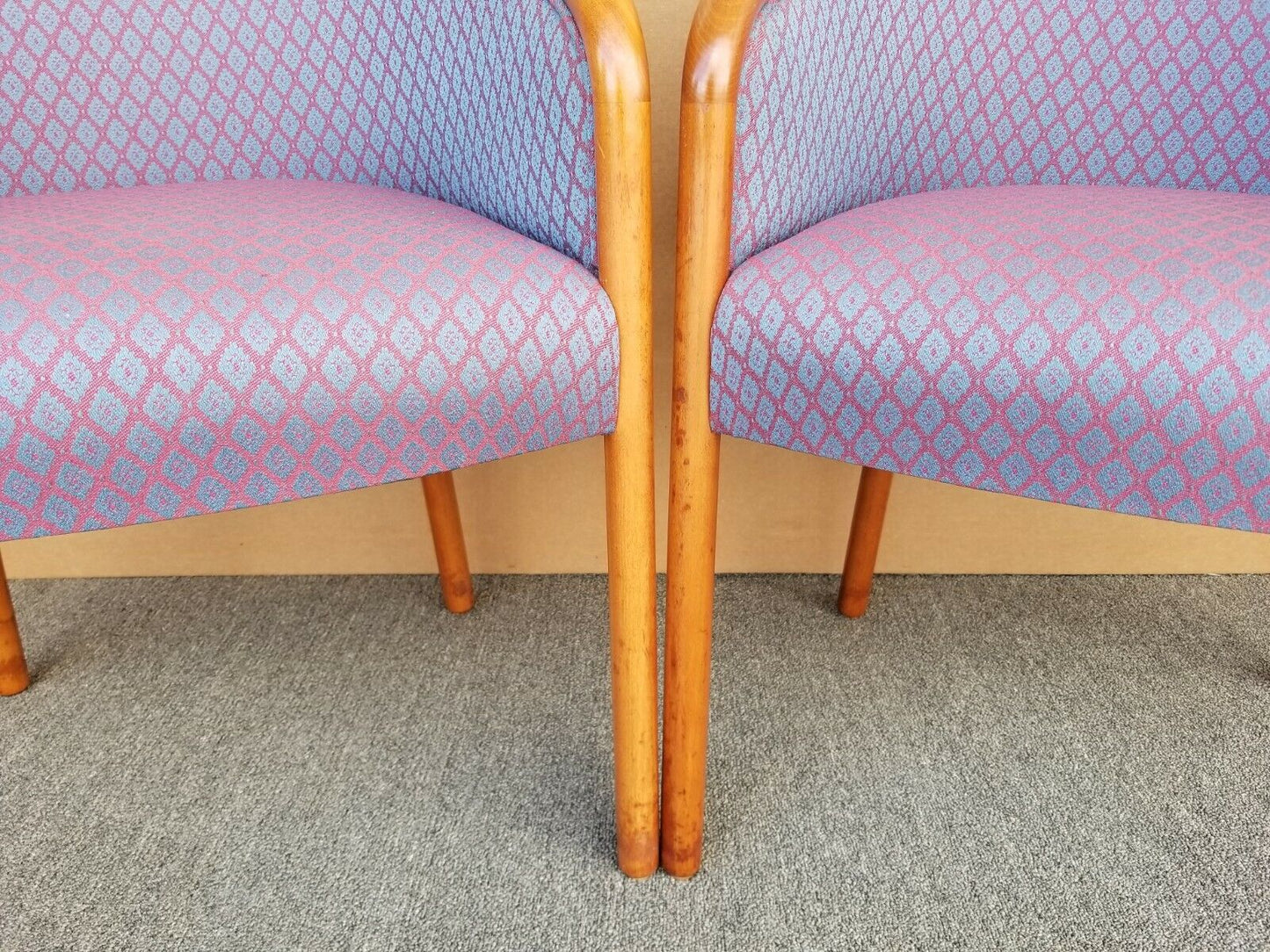 Vintage Mid Century Modern WARD BENNETT for Brickell Armchairs - A Pair