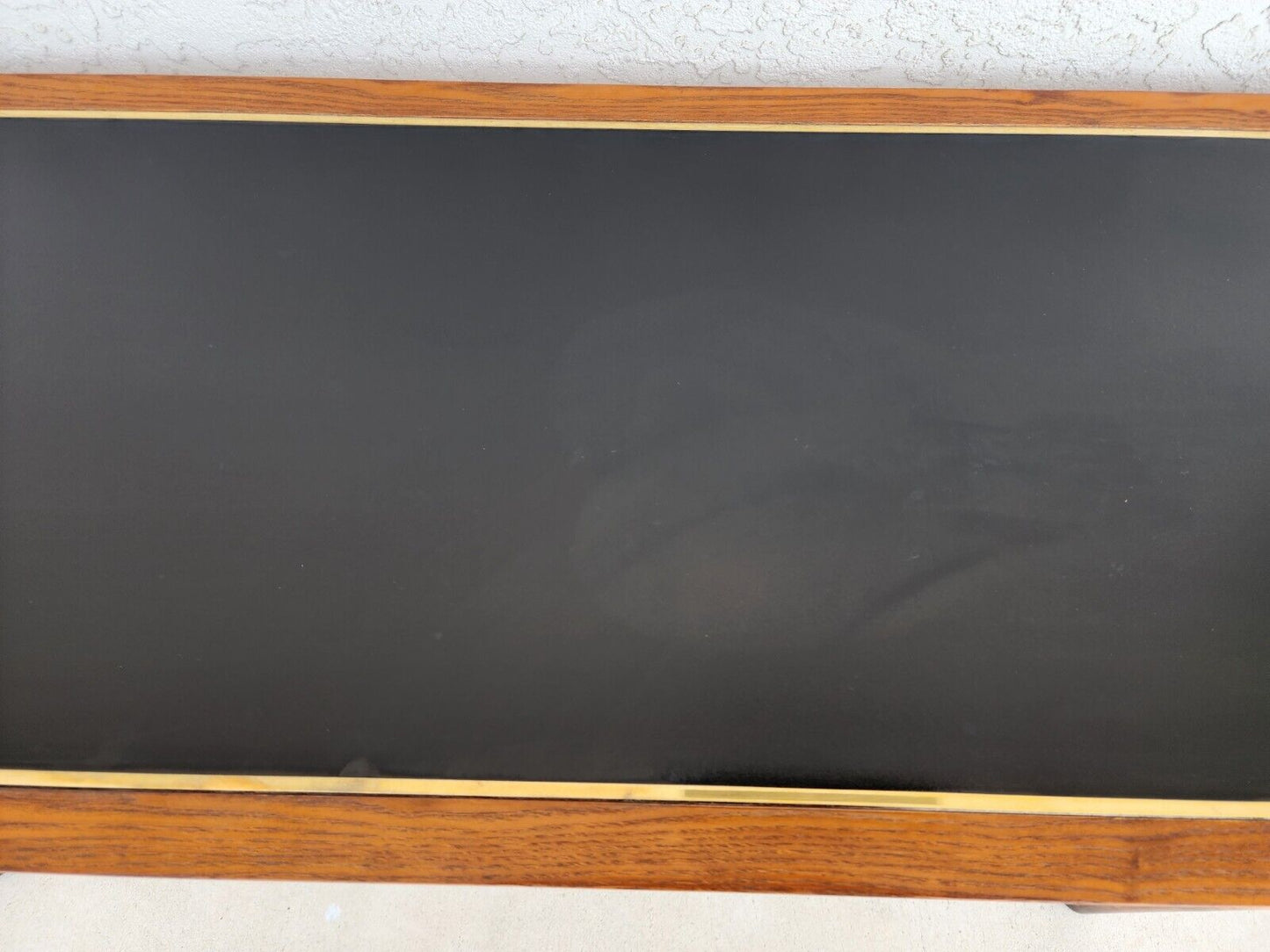 Bamboo Console Sofa Table Vintage 1970s Boho MCM