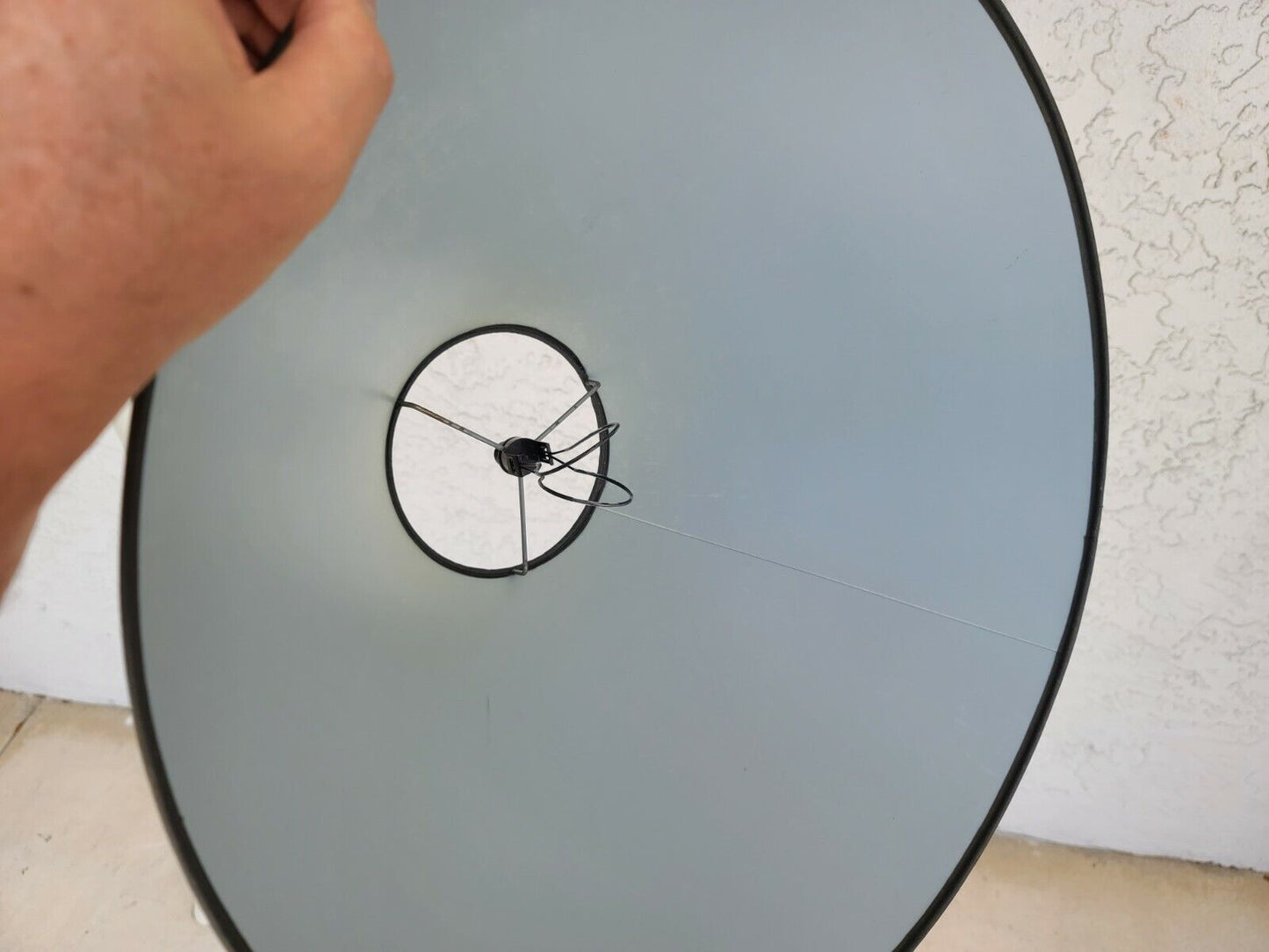 Pair of 1970's Mid Century Modern OPTIQUE Style Lucite & Brass Floor Lamps