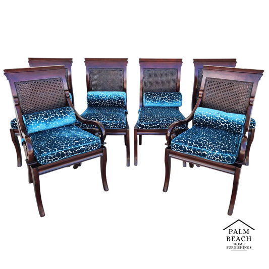 Stanley British Colonial Dining Chairs American Craftsman Collection Set of 6