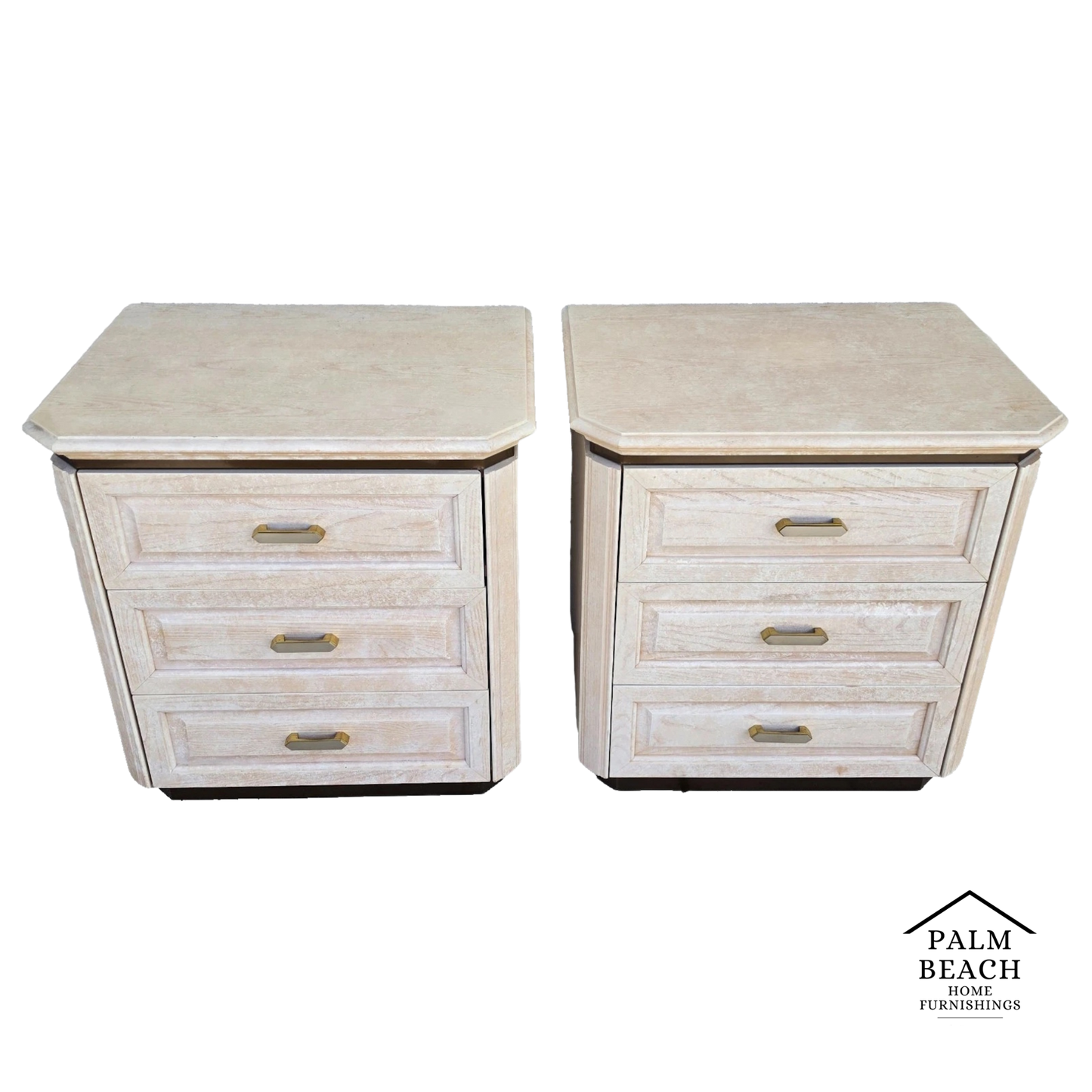 Henredon Charisma Nightstands Side Tables Picklewood Pair