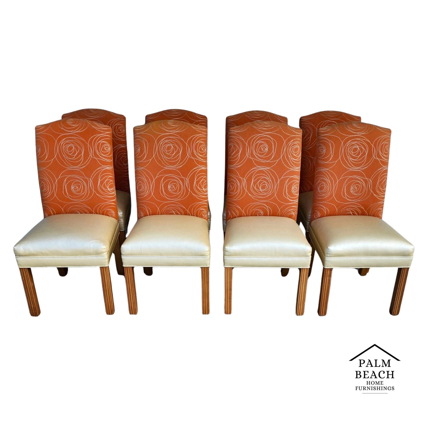 Contemporary Dining Chairs Set of 8