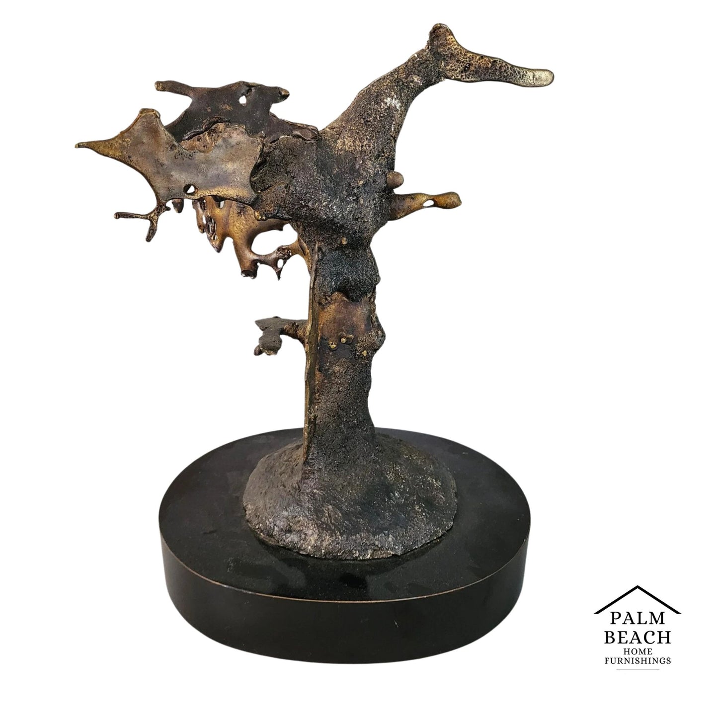 Silas Seandel Bronze Sculpture Brutalist Signed