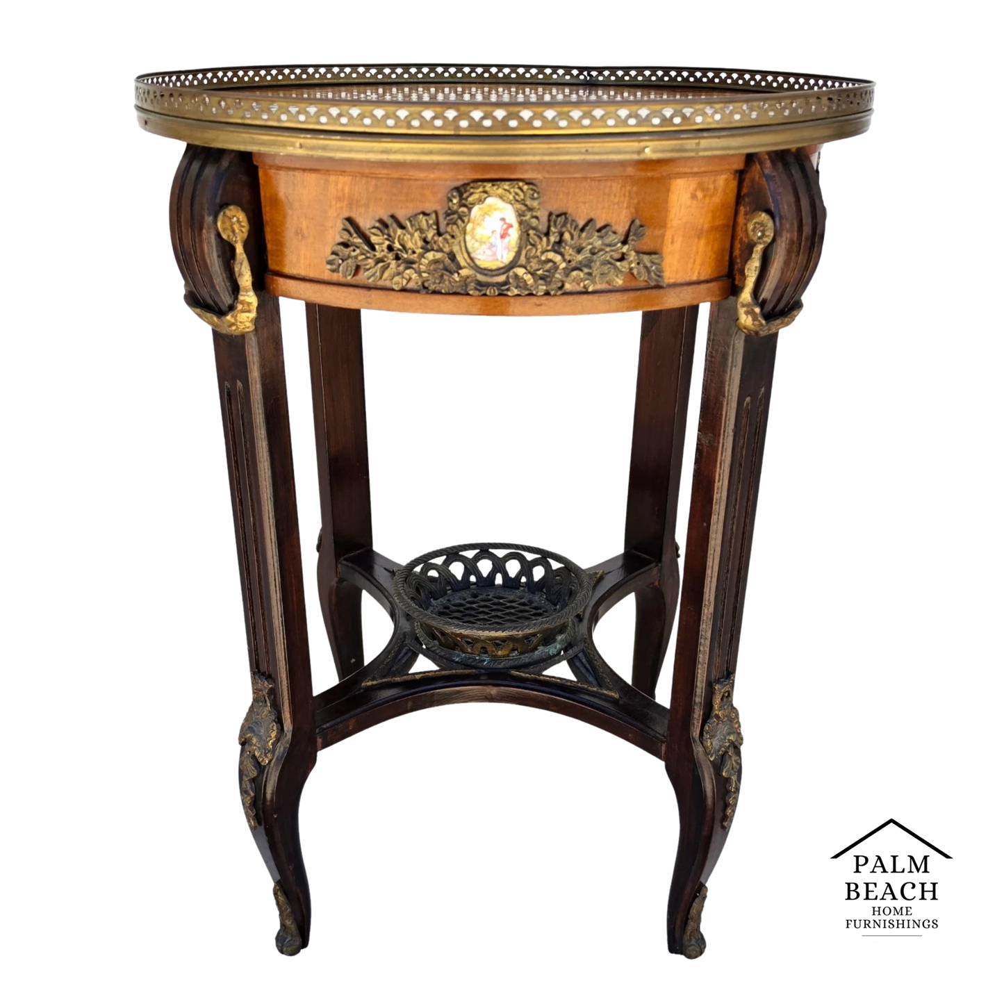 Antique 19th Century Louis XVI Revival Bouillotte Side Center Table
