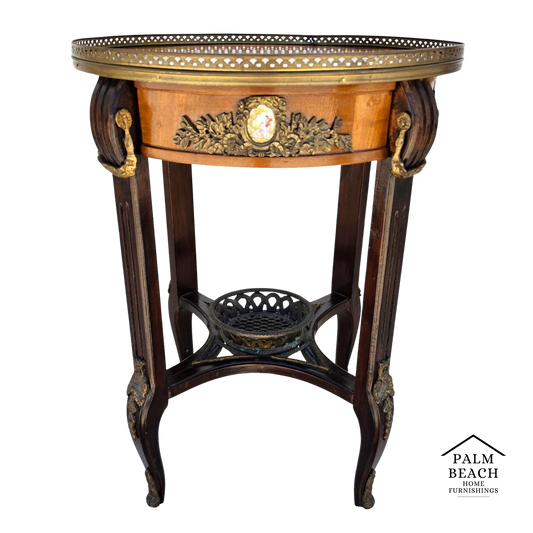 Antique 19th Century Louis XVI Revival Bouillotte Side Center Table