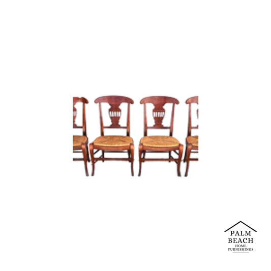 French Country Dining Chairs by HICKORY CHAIR CO Set of 4