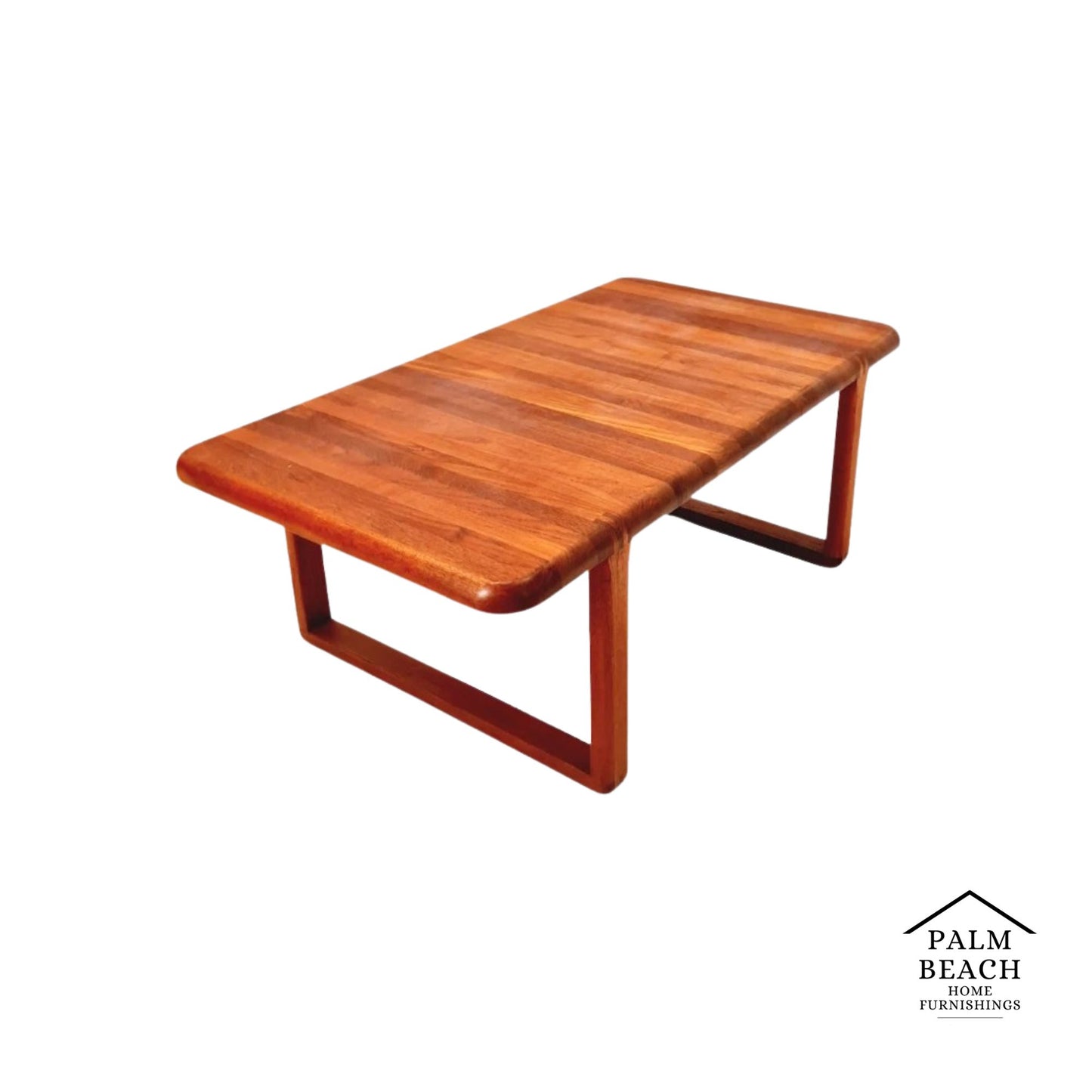 Danish Solid Teak Coffee Table By Niels Bach for Randers Möbel, 1960