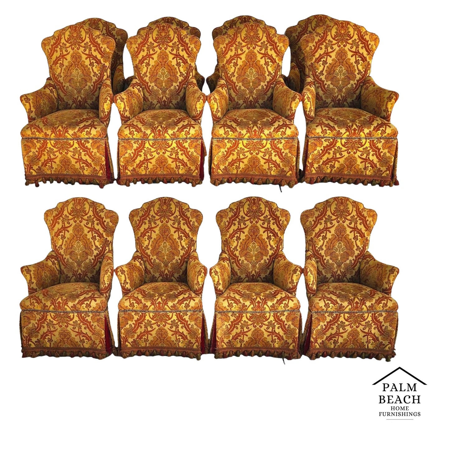 Ferguson Copeland Stately Dining Armchairs Set of 8