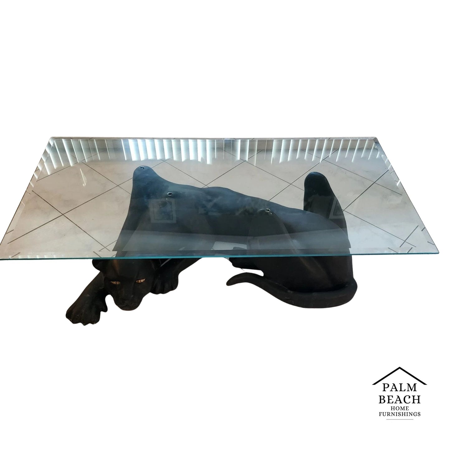 Vintage Panther Coffee Table
