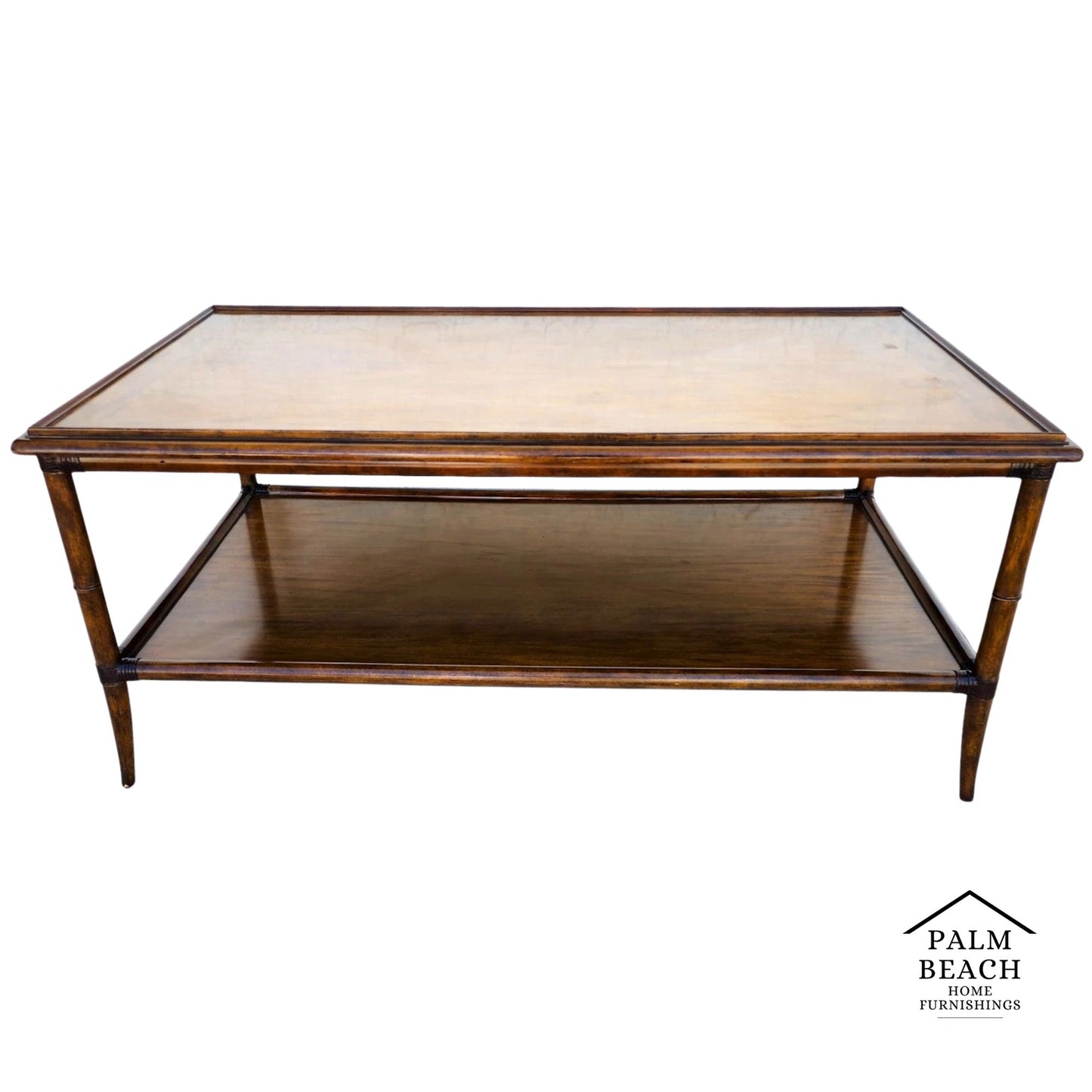 Woodbridge Linwood Cocktail Table Faux Bamboo