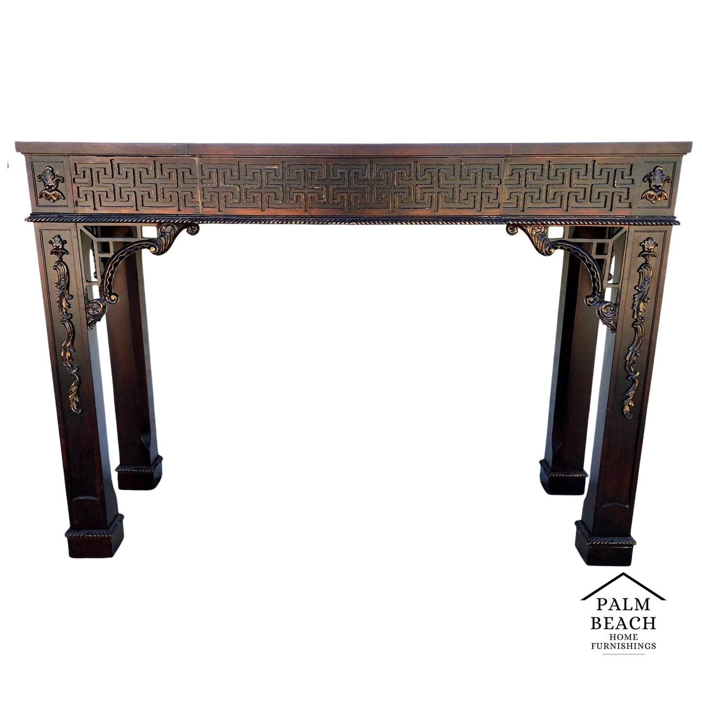 Chinese Chippendale Console Table