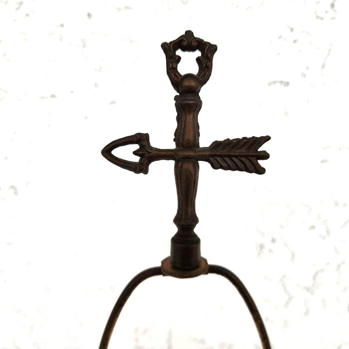 Vintage Floor Lamp with Table