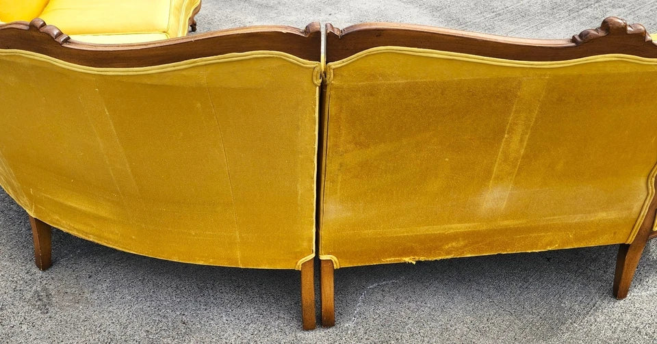 Vintage French Marie Antoinette Sectional Sofa