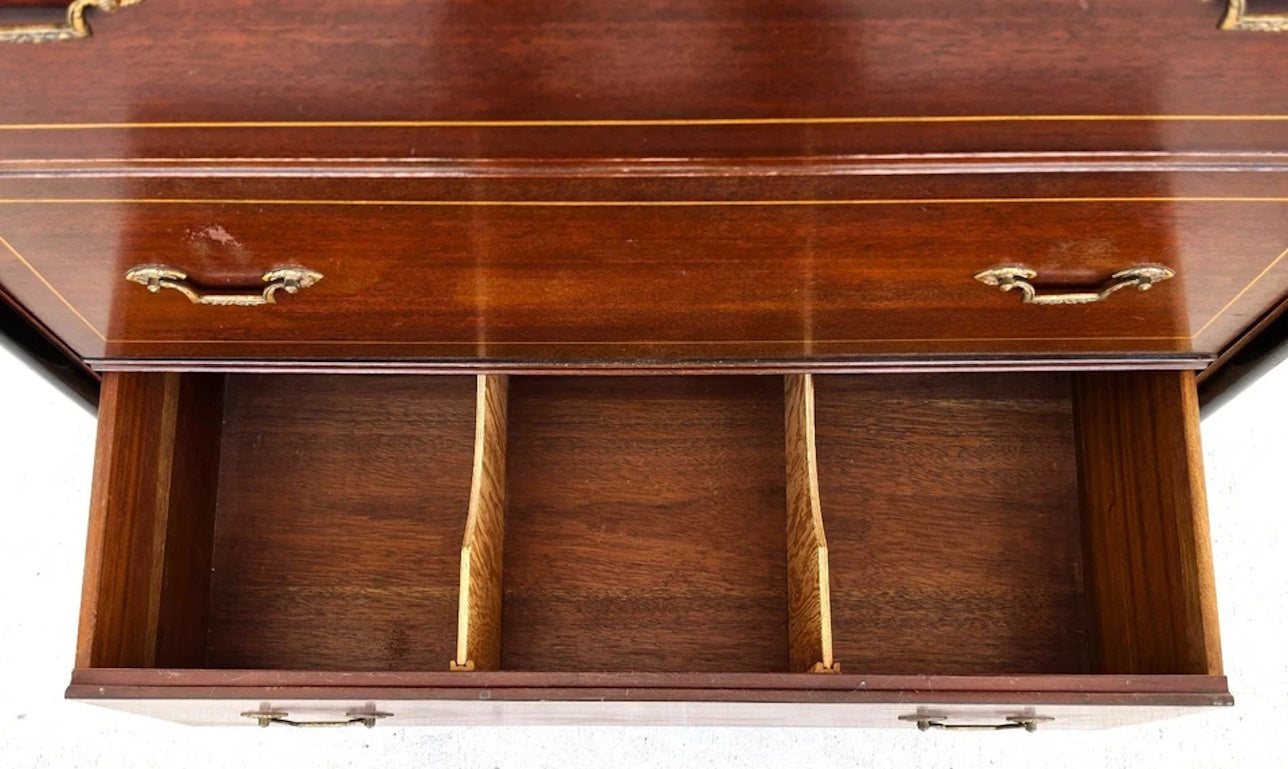 Rway Mid Century French Empire Highboy Dresser