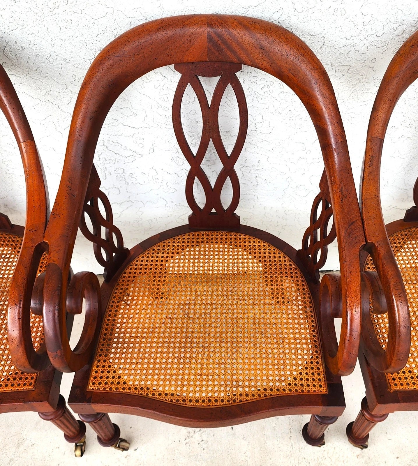 Baker Regency Armchair Desk Dining Rolling