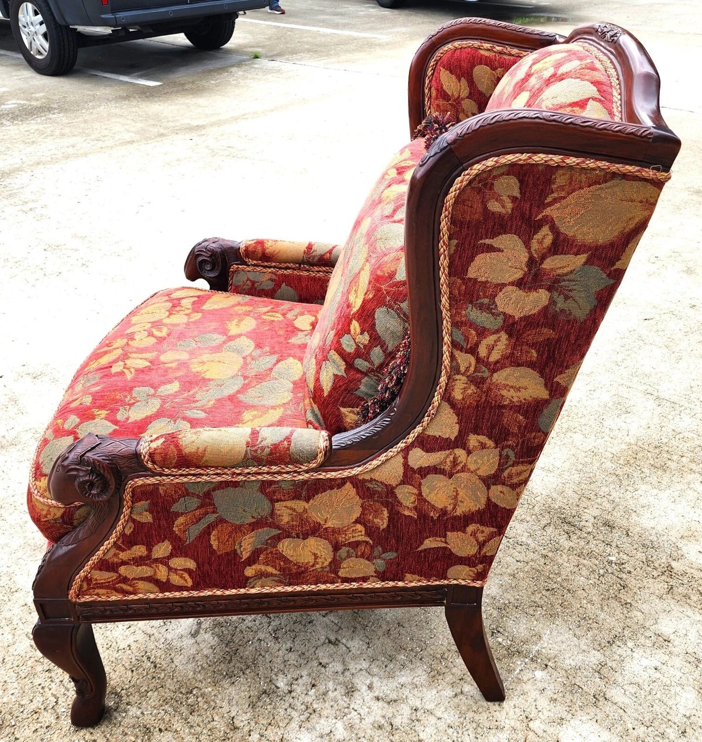 Rams Head Library Reading Lounge Chair by Key City Furniture