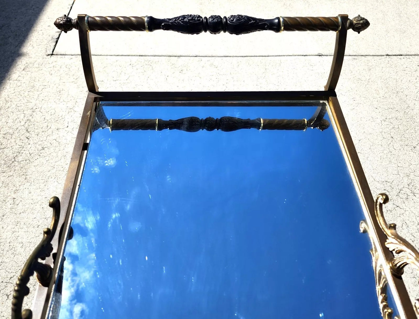 Vintage French Bar Serving Cart