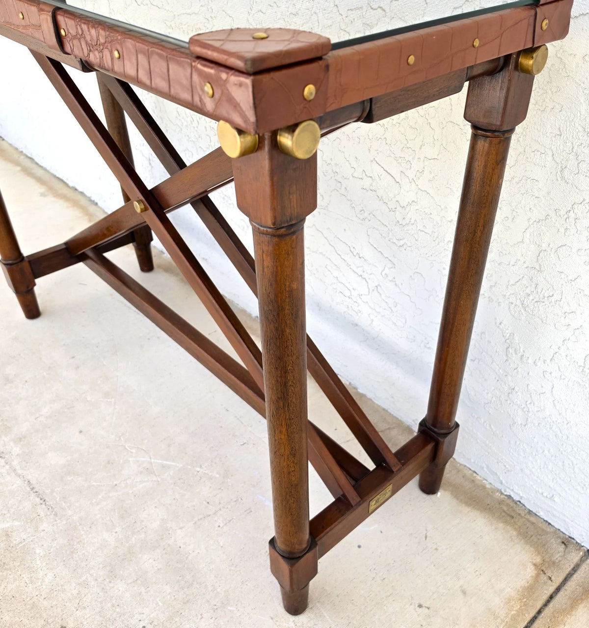 Bauer International Serengeti Stiles British Colonial Buffet Console Table