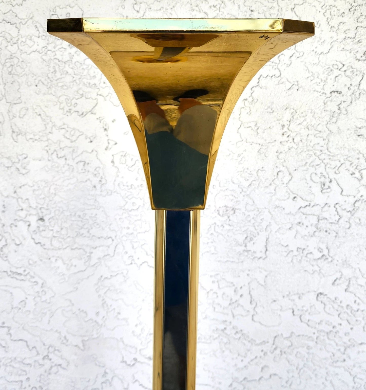 MCM Fredrick Raymond Style Brass & Chrome Floor Lamp