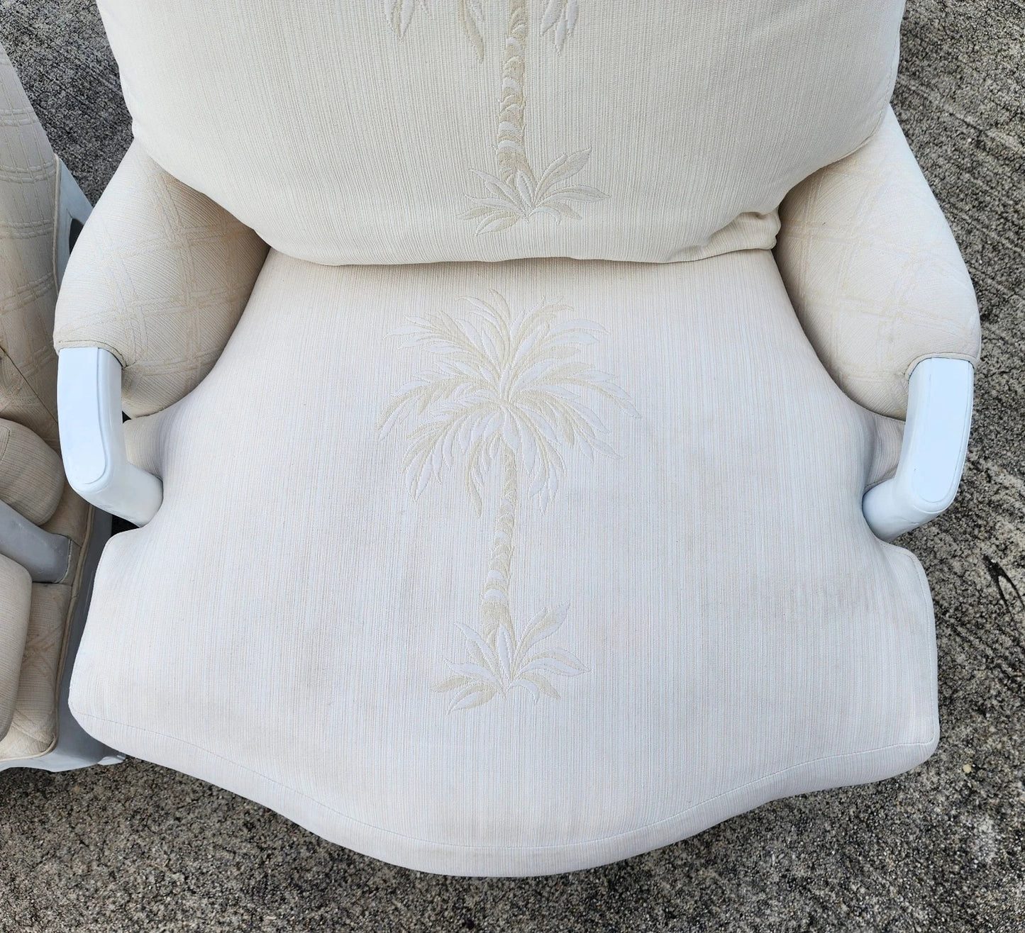 A. Rudin Palm Beach Regency Lounge Chairs Pair