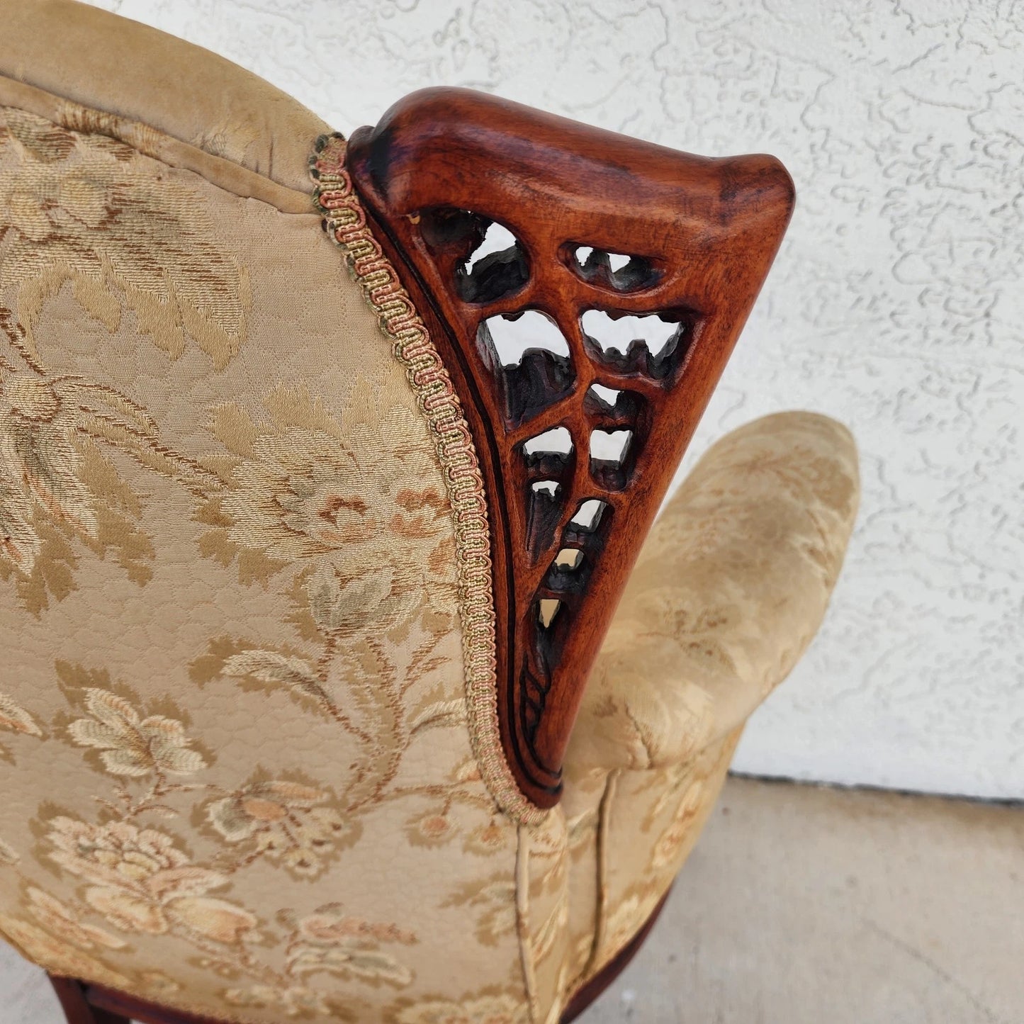 GROSFELD HOUSE Armchairs Rosewood Antique Set of 2