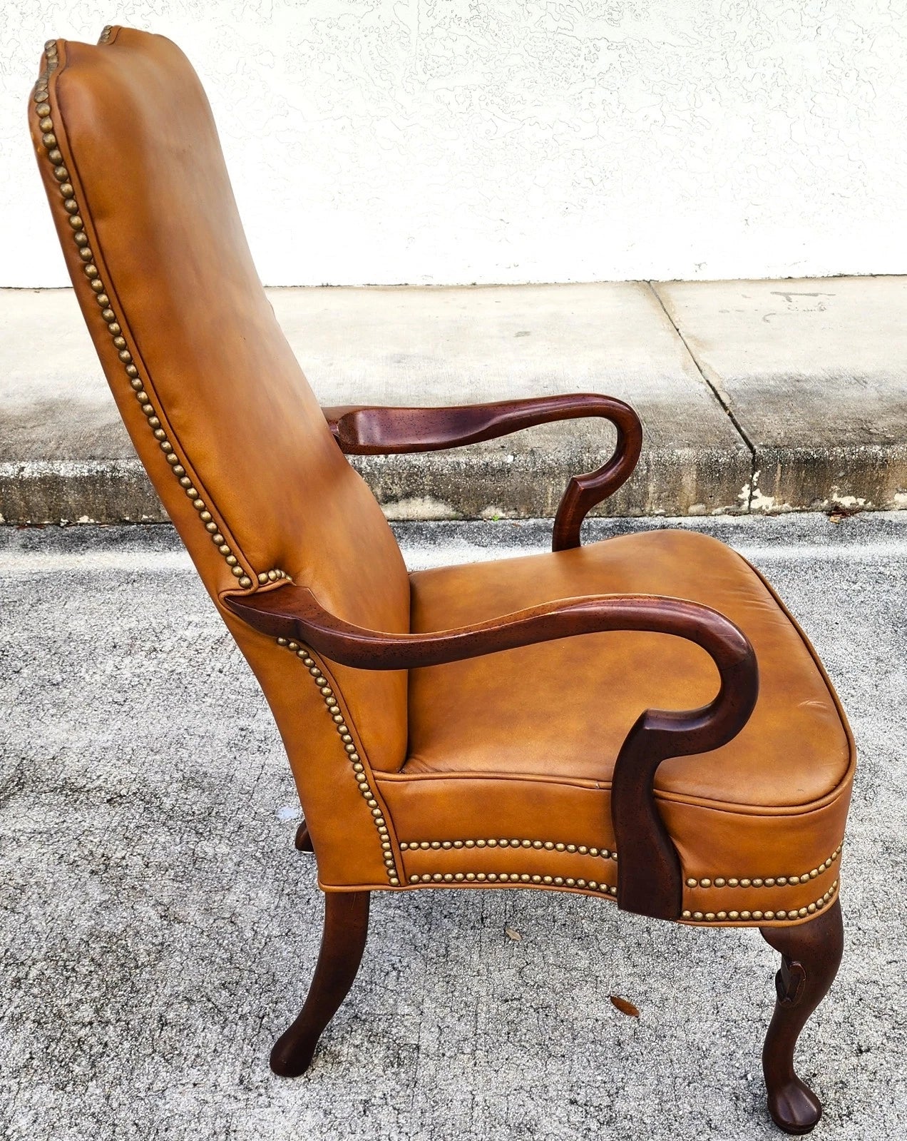 Vintage Guerin Leather Armchair by Leathercraft