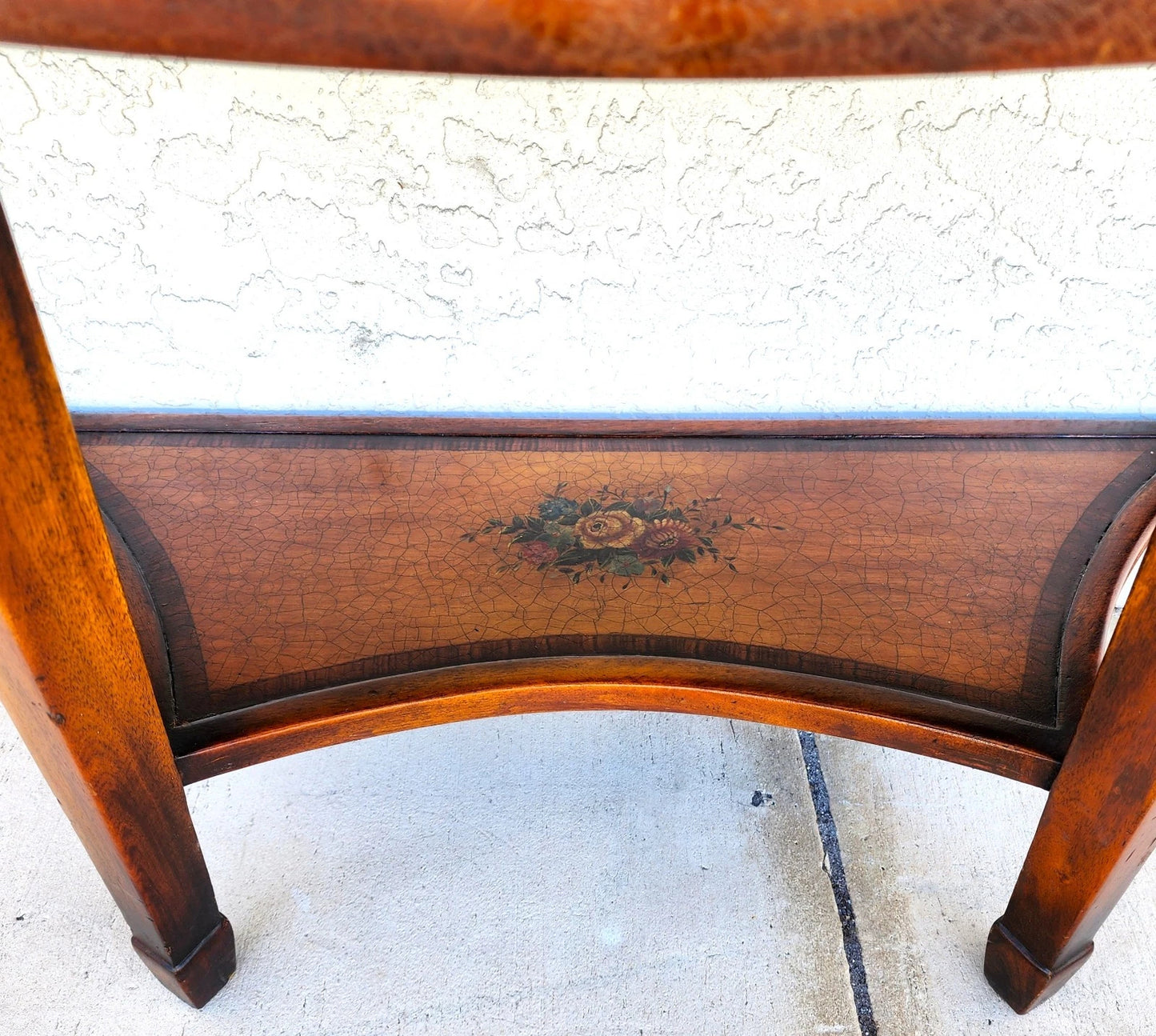 Theodore Alexander Demilune Console Table Sideboard Cabinet