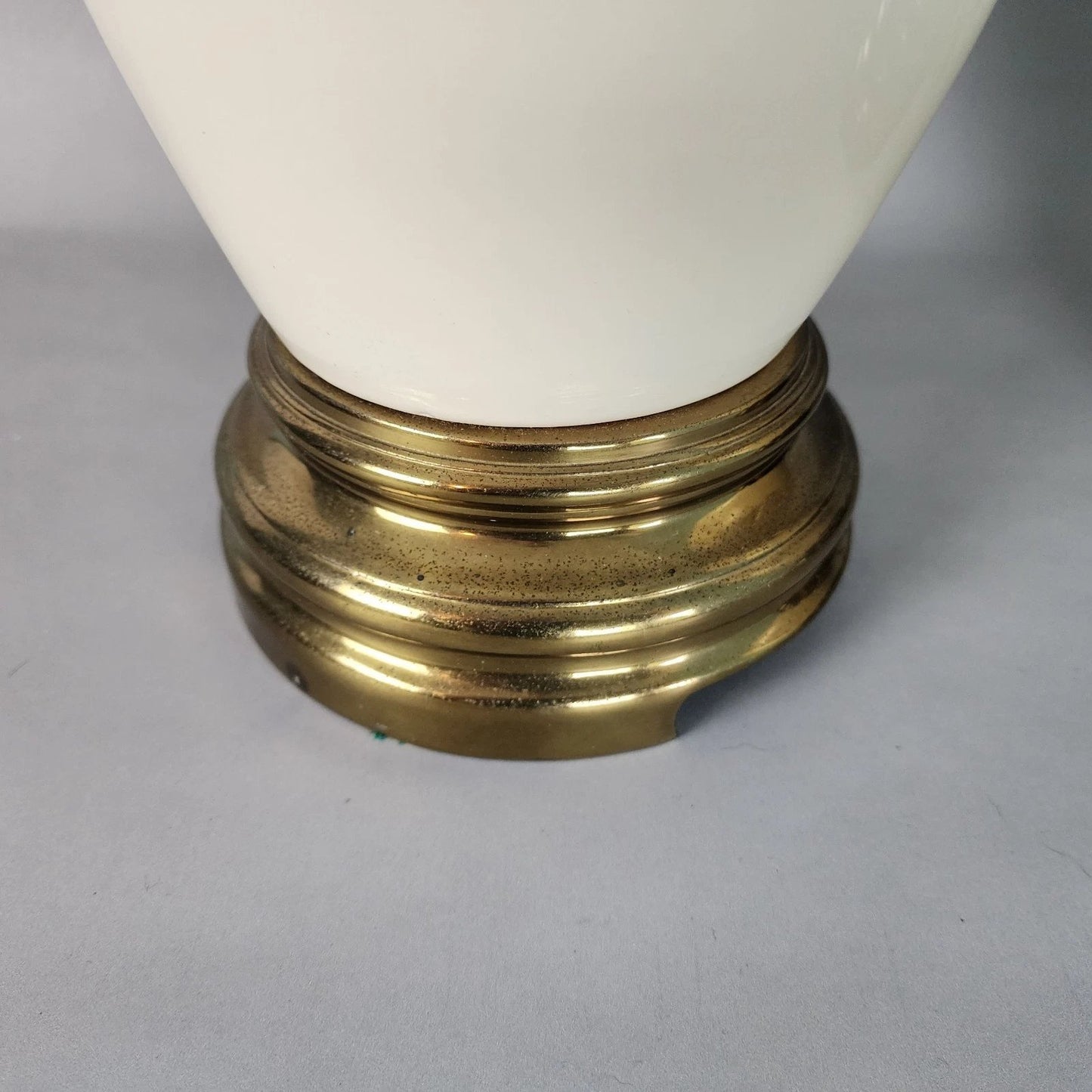 Vintage Art Deco Table Lamps Ceramic Brass A Pair