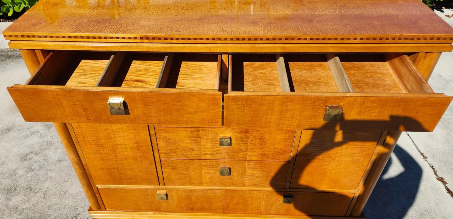 HICKORY WHITE BIEDERMEIER Dresser Cabinet TV Stand from GENESIS COLLECTION