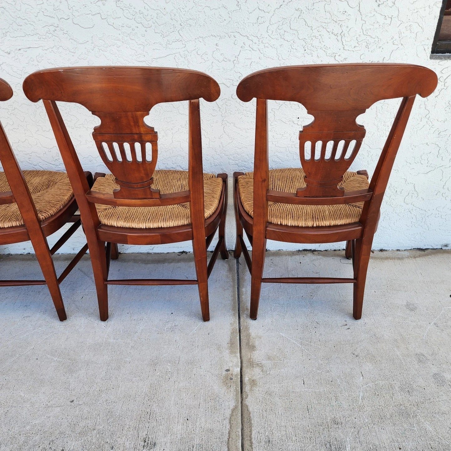 French Country Dining Chairs by HICKORY CHAIR CO Set of 4