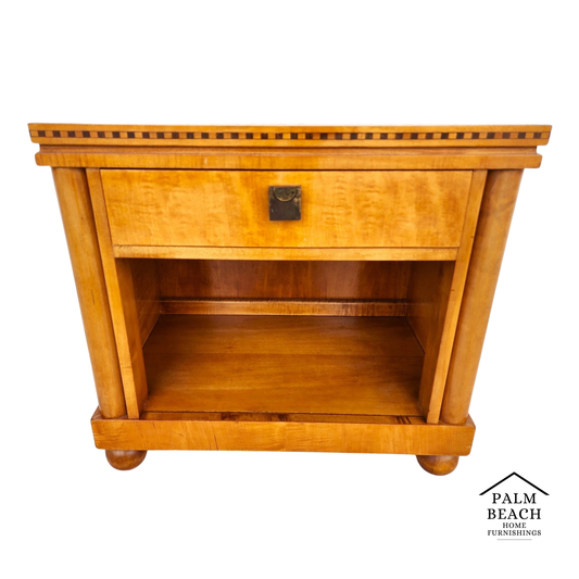 Hickory White Genesis Collection Biedermeier Nightstand Side Table