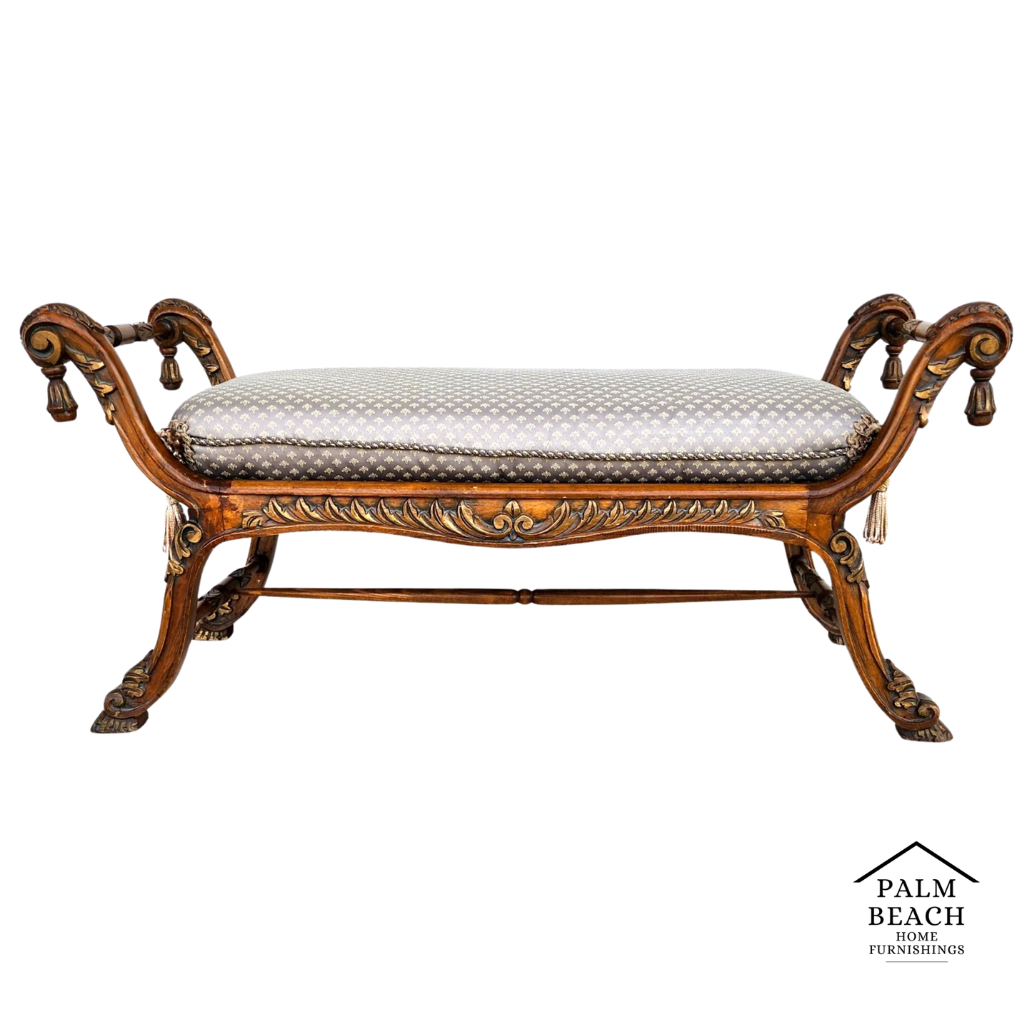 Vintage French Louis XV Bench