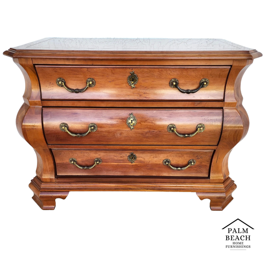 Vintage Century Furniture Bombe Chest of Drawers