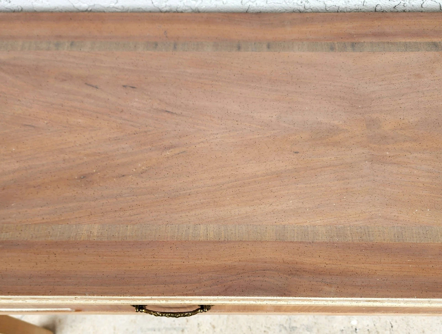 Italian Neoclassical Console Table Lion Heads Greek Key Vintage