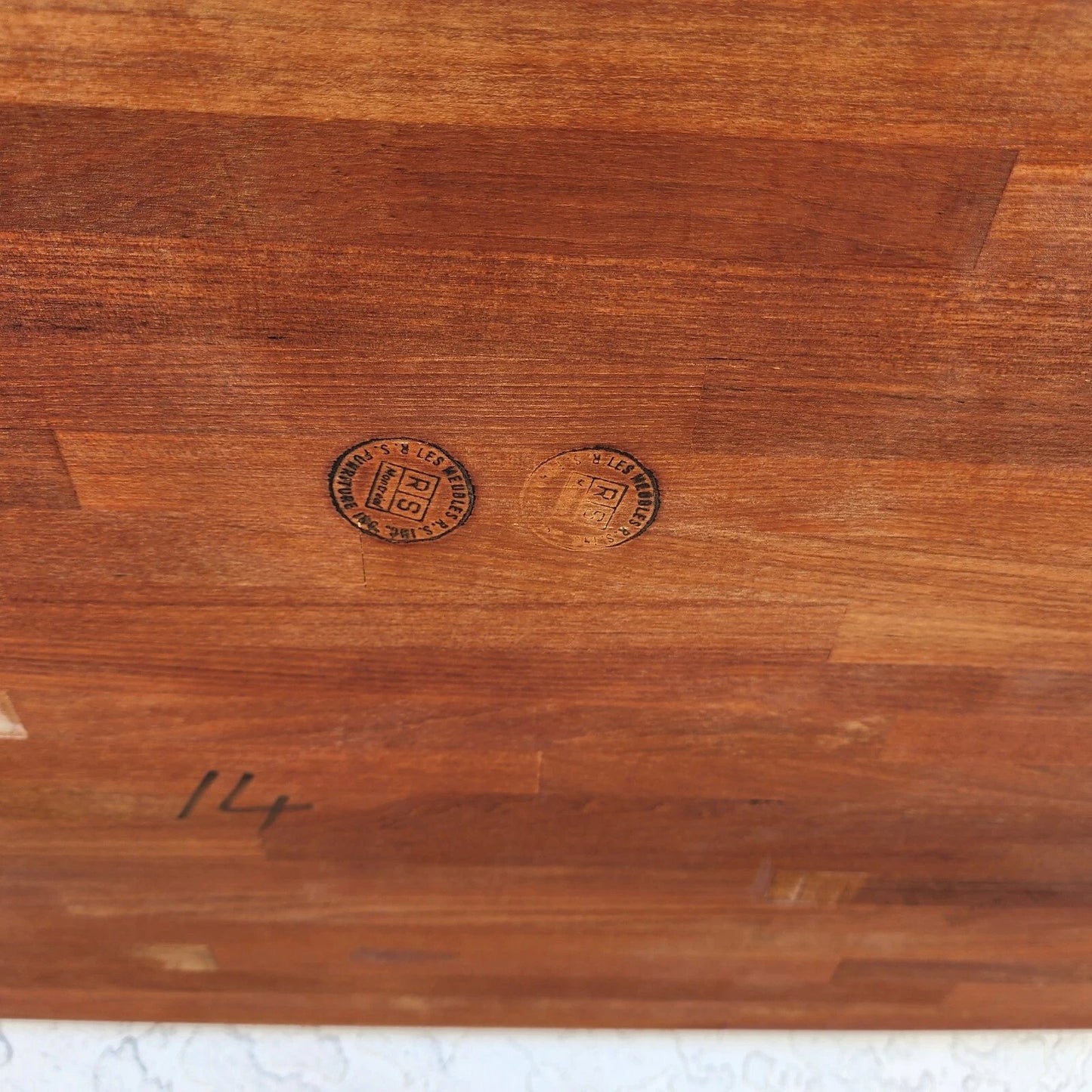 Les Meubles R.S. Dining Table Solid Teak 1960s