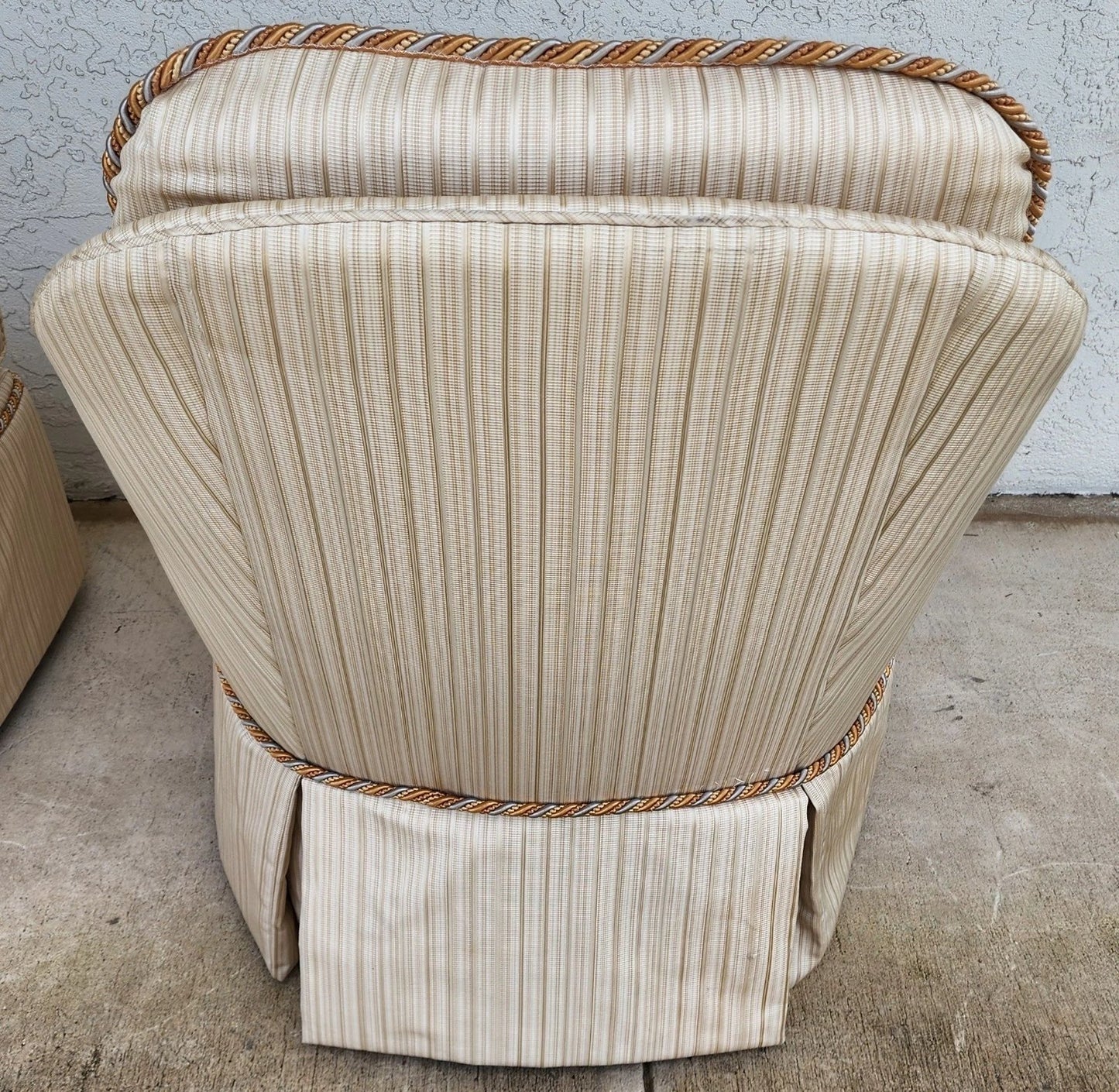 Vintage Club Chairs Swivel Rockers Set of 2