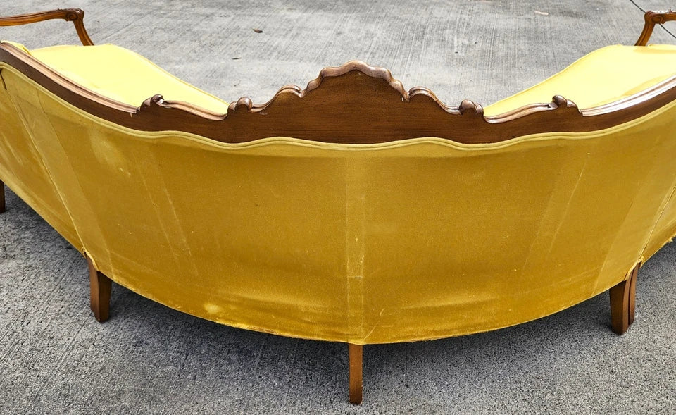 Vintage French Marie Antoinette Sectional Sofa