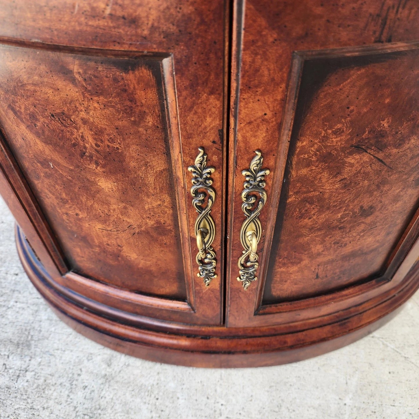 Henredon Style Marble Drum Table