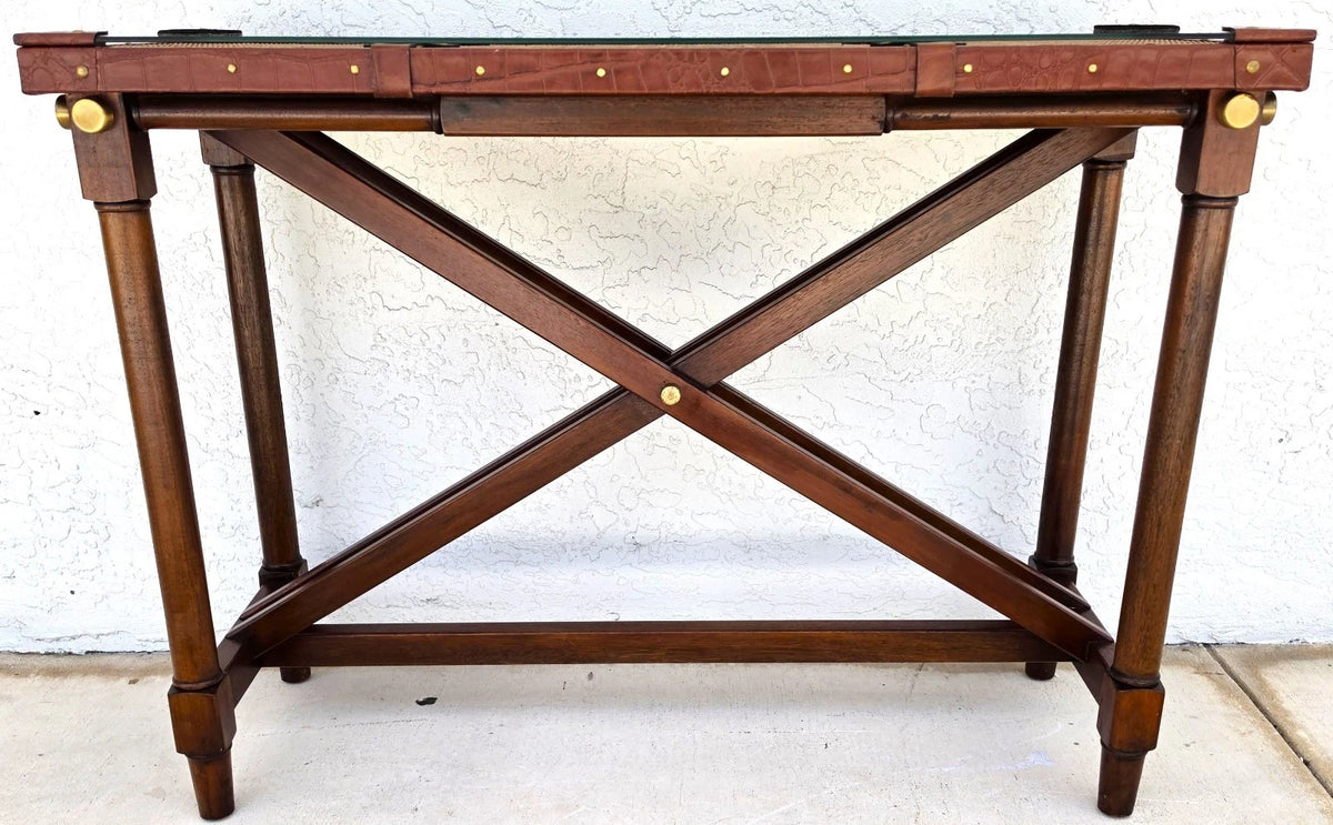 Bauer International Serengeti Stiles British Colonial Buffet Console Table