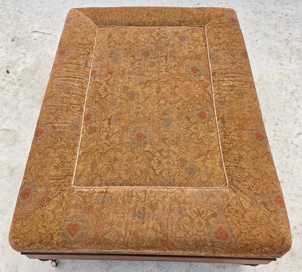 Hickory Chair Company Alex Cocktail Ottoman Coffee Table on Casters