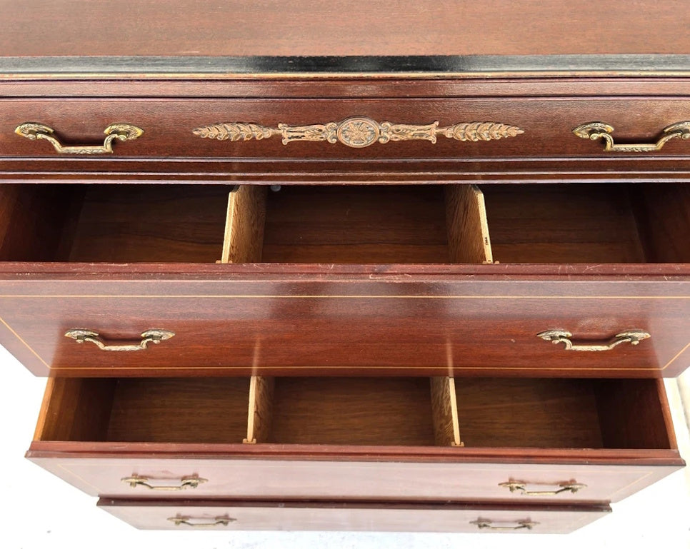 Rway Mid Century French Empire Highboy Dresser
