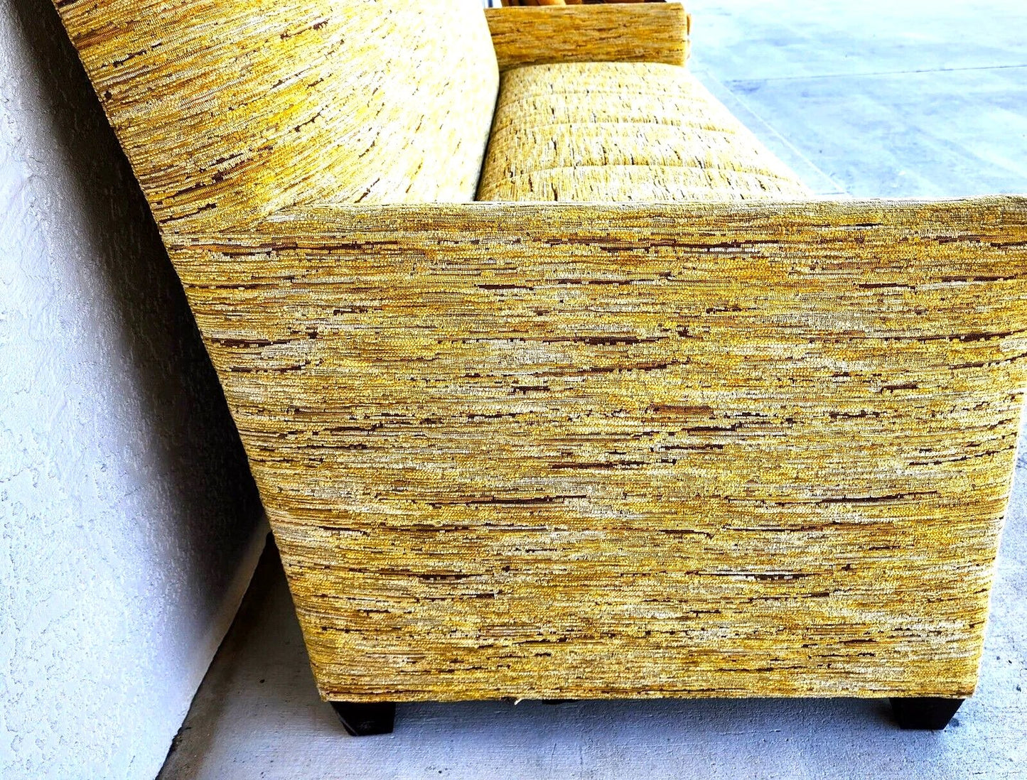 Vintage MCM Sofa Tuxedo Style