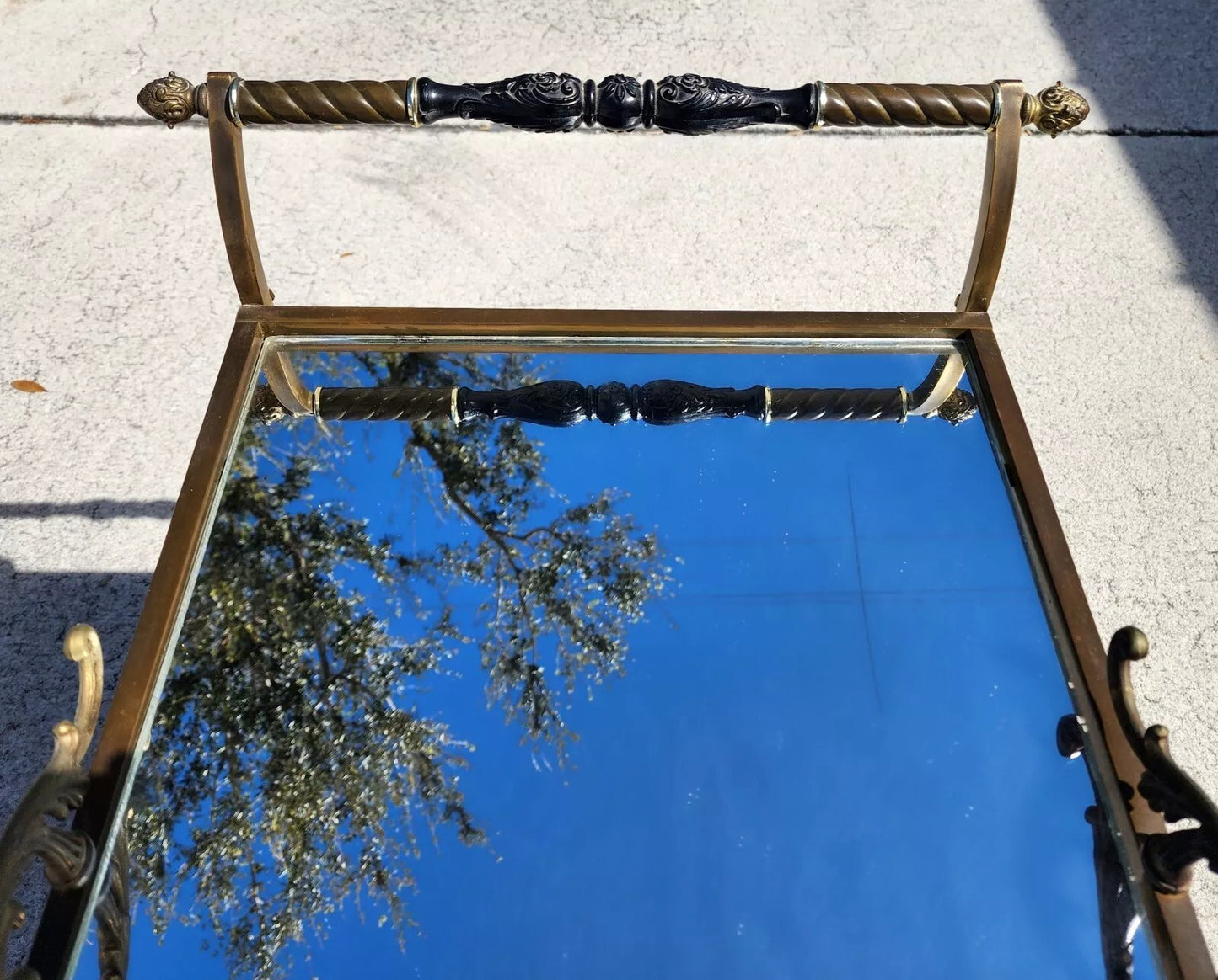 Vintage French Bar Serving Cart