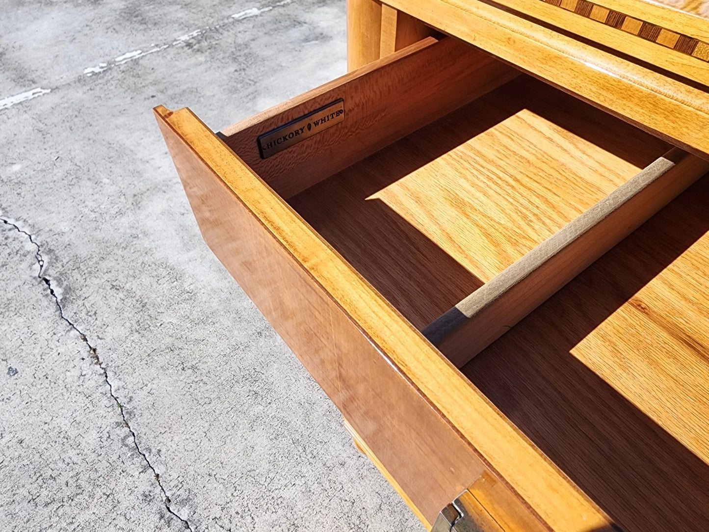 HICKORY WHITE BIEDERMEIER Dresser Cabinet TV Stand from GENESIS COLLECTION