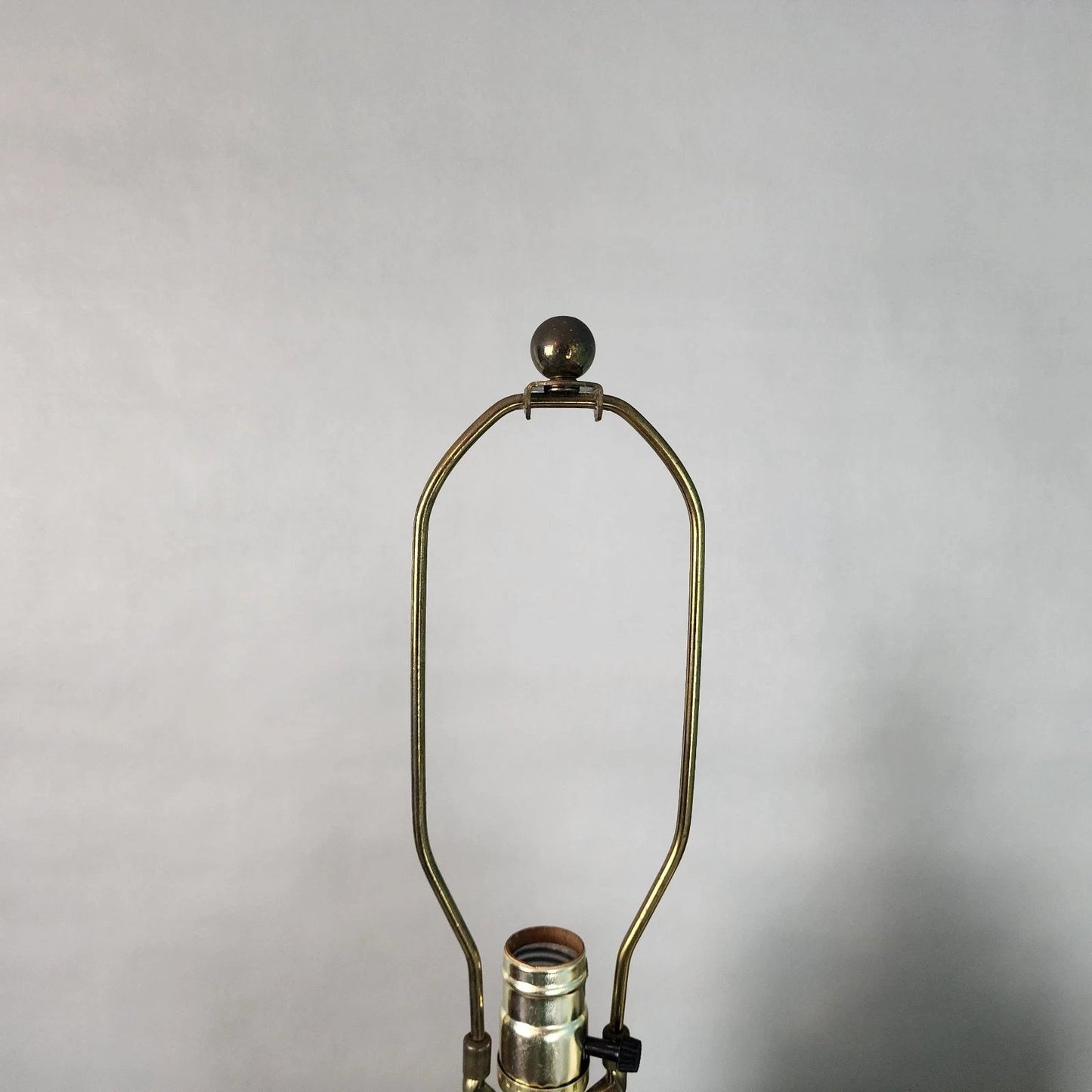 Vintage Art Deco Table Lamps Ceramic Brass A Pair