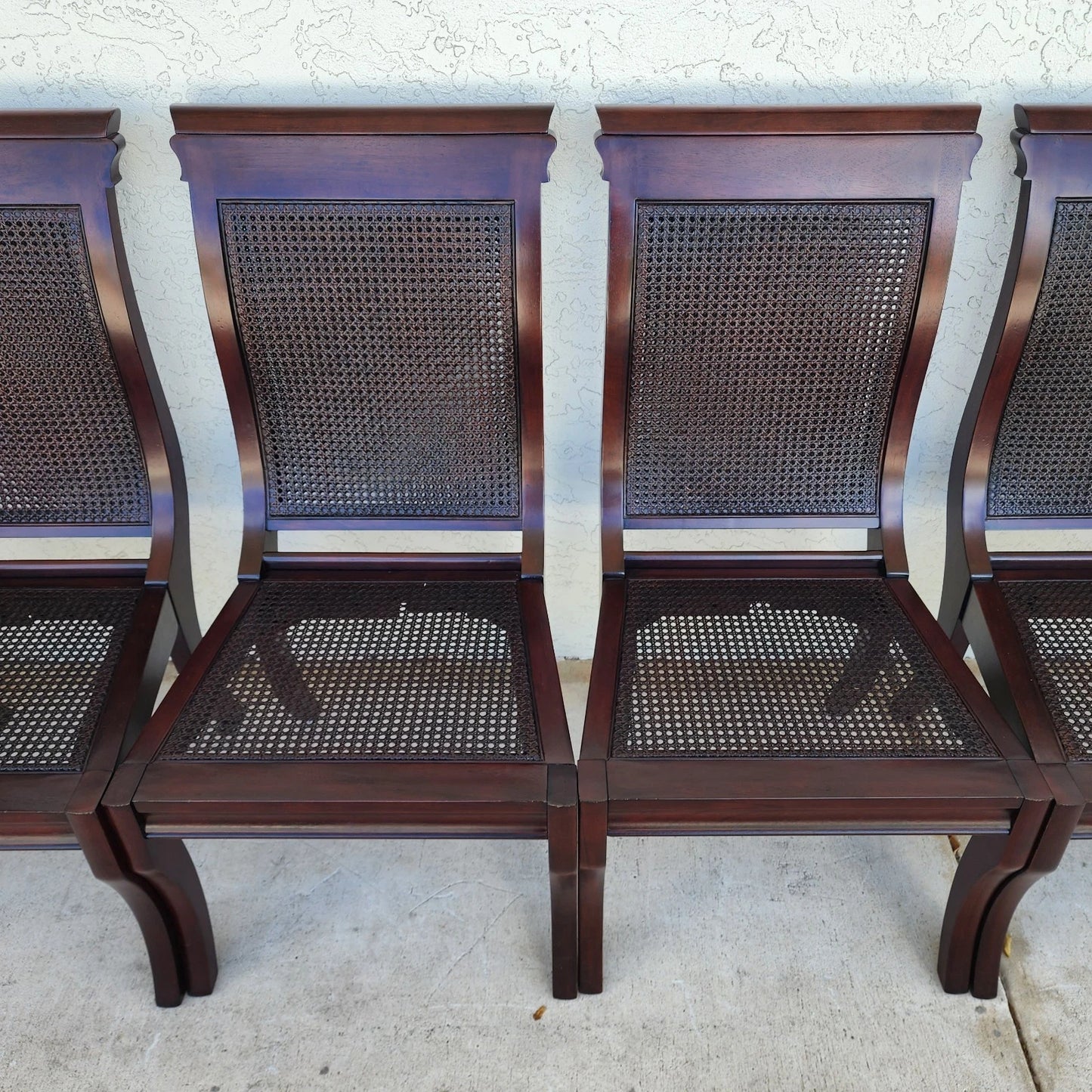 Stanley British Colonial Dining Chairs American Craftsman Collection Set of 6