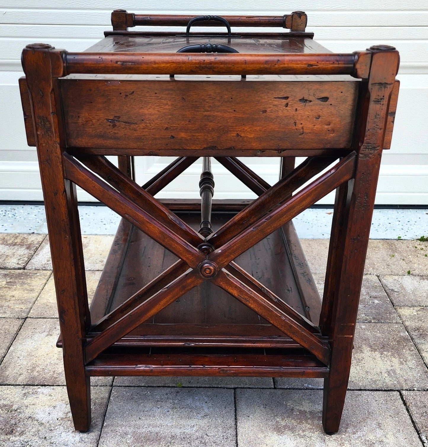 Theodore Alexander Bromwich Nesting Side Table with Serving Tray