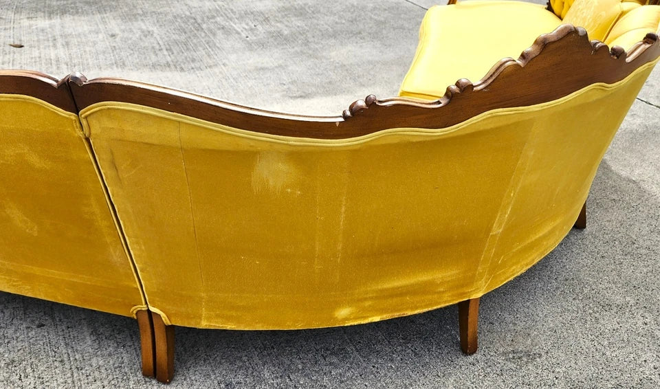 Vintage French Marie Antoinette Sectional Sofa